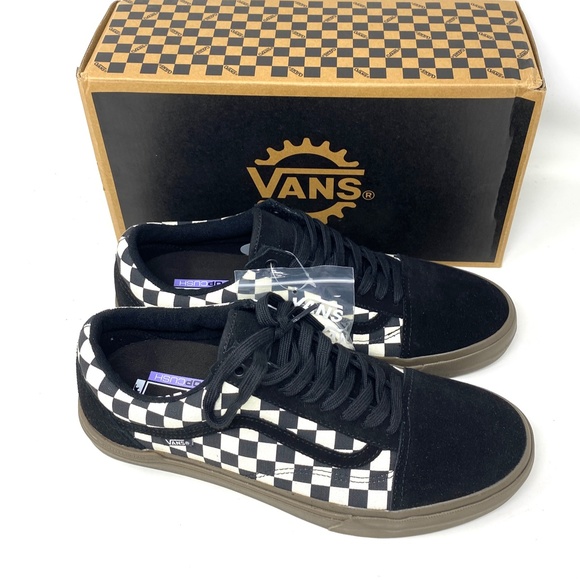 VANS Old Skool BMX Check Low Top Men’s Suede Canvas Sneakers Size VN0005UZ39L - Picture 8 of 12